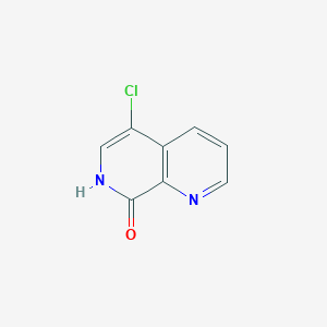 molecular formula C8H5ClN2O B1601249 5-Chloro-1,7-naphthyridin-8-ol CAS No. 67967-13-9