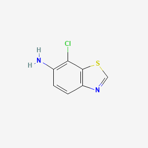 molecular formula C7H5ClN2S B1601253 7-Chloro-benzothiazol-6-ylamine CAS No. 70202-00-5