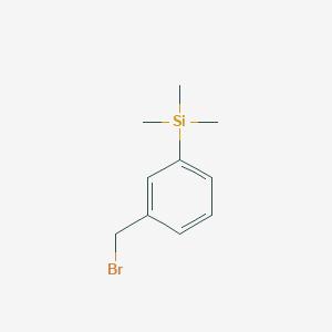 molecular formula C10H15BrSi B1601258 (3-(Bromomethyl)phenyl)trimethylsilane CAS No. 17903-44-5