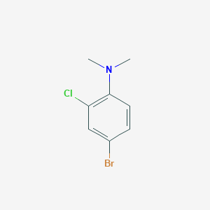 molecular formula C8H9BrClN B1601264 4-Bromo-2-chloro-N,N-dimethylaniline CAS No. 50638-51-2