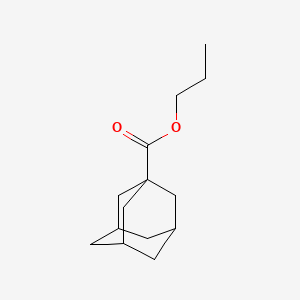 molecular formula C14H22O2 B1601267 Propyl adamantane-1-carboxylate CAS No. 24556-15-8