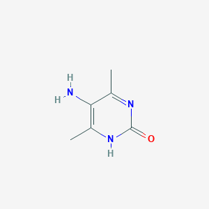 molecular formula C6H9N3O B1601272 5-Amino-4,6-dimethyl-2-hydroxypyrimidine CAS No. 344249-04-3
