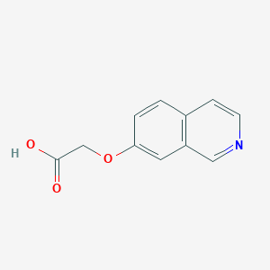 molecular formula C11H9NO3 B1601278 2-(Isoquinolin-7-yloxy)acetic acid CAS No. 86235-60-1