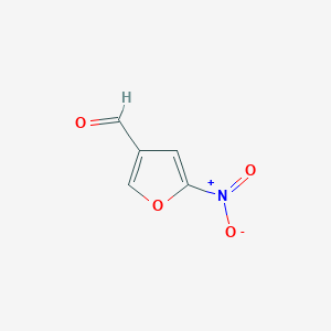 molecular formula C5H3NO4 B1601284 5-Nitrofuran-3-carbaldehyde CAS No. 72918-24-2