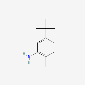 molecular formula C11H17N B1601285 5-(tert-butyl)-2-methylaniline CAS No. 85336-17-0