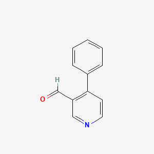 molecular formula C12H9NO B1601288 4-Phenylpyridine-3-carbaldehyde CAS No. 46268-56-8