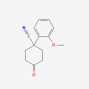 1-(2-Methoxyphenyl)-4-oxocyclohexanecarbonitrile