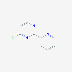 molecular formula C9H6ClN3 B1601308 4-Chloro-2-(pyridin-2-yl)pyrimidine CAS No. 97603-38-8