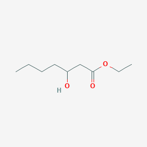 molecular formula C9H18O3 B1601314 Ethyl 3-hydroxyheptanoate CAS No. 126784-39-2