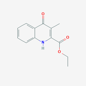 molecular formula C13H13NO3 B1601327 Ethyl 3-methyl-4-oxo-1,4-dihydroquinoline-2-carboxylate CAS No. 219949-95-8