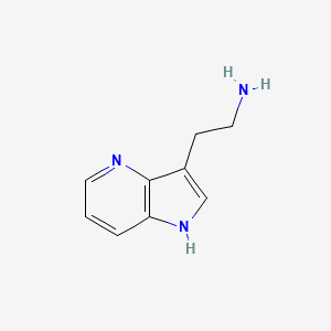 molecular formula C9H11N3 B1601329 2-(1H-Pyrrolo[3,2-b]pyridin-3-yl)ethanamine CAS No. 28419-74-1