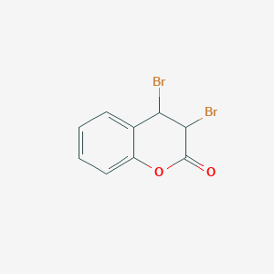 molecular formula C9H6Br2O2 B1601336 3,4-二溴色满-2-酮 CAS No. 42974-18-5