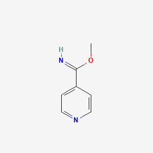 molecular formula C7H8N2O B1601337 Methyl isonicotinimidate CAS No. 35451-46-8