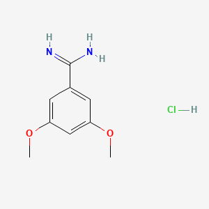 molecular formula C9H13ClN2O2 B1601345 3,5-二甲氧基苯甲酰胺盐酸盐 CAS No. 61416-81-7