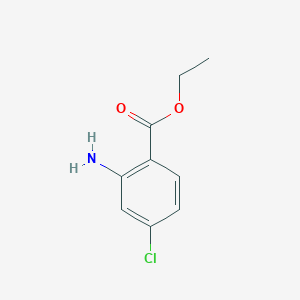 molecular formula C9H10ClNO2 B1601347 Ethyl 2-amino-4-chlorobenzoate CAS No. 60064-34-8
