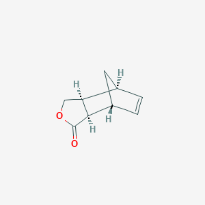 molecular formula C9H10O2 B1601349 (3aS,4S,7R,7aR)-3a,4,7,7a-Tetrahydro-4,7-methanoisobenzofuran-1(3H)-one CAS No. 95340-93-5