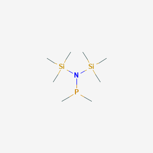 molecular formula C8H24NPSi2 B1601358 Bis(trimethylsilyl)amidodimethylphosphine CAS No. 63744-11-6