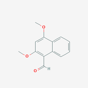 molecular formula C13H12O3 B1601366 2,4-dimethoxy-1-naphthaldehyde CAS No. 75965-84-3