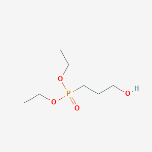 molecular formula C7H17O4P B1601368 (3-Hydroxypropyl)phosphonic acid diethyl ester CAS No. 55849-69-9