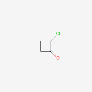 molecular formula C4H5ClO B1601371 2-Chlorocyclobutan-1-one CAS No. 20686-67-3