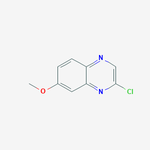 molecular formula C9H7ClN2O B1601373 2-Chloro-7-methoxyquinoxaline CAS No. 55686-93-6
