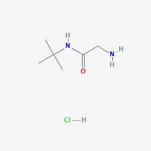molecular formula C6H15ClN2O B1601379 2-Amino-N-(tert-butyl)acetamide CAS No. 71034-40-7