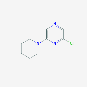 molecular formula C9H12ClN3 B1601381 2-氯-6-哌啶-1-基吡嗪 CAS No. 343856-62-2