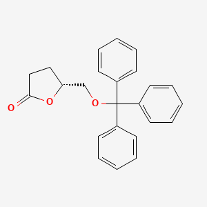 molecular formula C24H22O3 B1601387 R(-)-Dihydro-5-trityloxymethyl-2(3H)-furanone CAS No. 78158-90-4