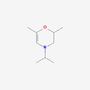 2,6-Dimethyl-4-propan-2-yl-2,3-dihydro-1,4-oxazine