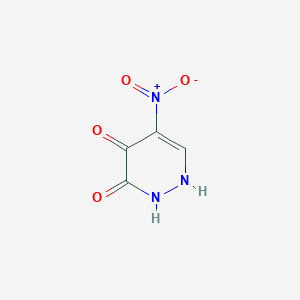 molecular formula C4H3N3O4 B1601393 4-hydroxy-5-nitropyridazin-3(2H)-one CAS No. 2854-59-3