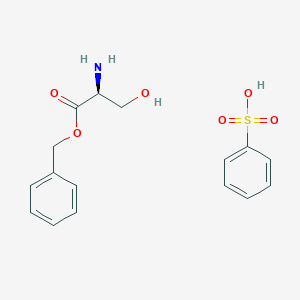 Benzenesulfonic acid;benzyl (2S)-2-amino-3-hydroxypropanoate