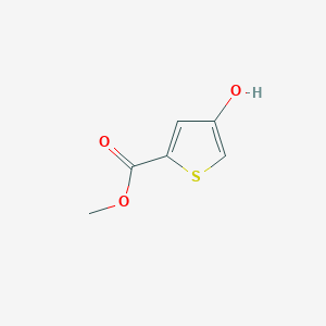 molecular formula C6H6O3S B1601400 Methyl 4-hydroxythiophene-2-carboxylate CAS No. 5118-04-7
