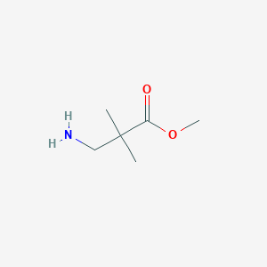 molecular formula C6H13NO2 B1601401 Methyl 3-amino-2,2-dimethylpropanoate CAS No. 25307-82-8