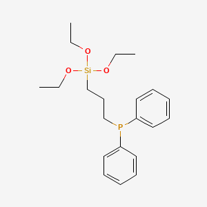 molecular formula C21H31O3PSi B1601415 Diphenyl[3-(triethoxysilyl)propyl]phosphine CAS No. 52090-23-0