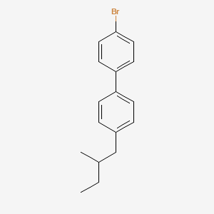 molecular formula C17H19B B1601417 4-Bromo-4'-(2-methylbutyl)-1,1'-biphenyl CAS No. 62614-29-3