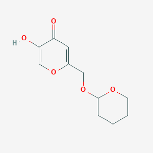 5-Hydroxy-2-(((tetrahydro-2h-pyran-2-yl)oxy)methyl)-4h-pyran-4-one