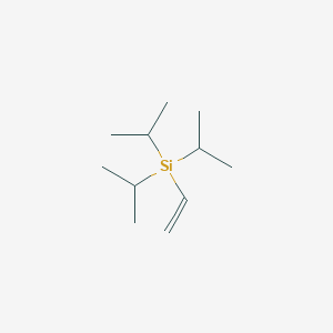 molecular formula C11H24Si B1601422 ethenyl-tri(propan-2-yl)silane CAS No. 121675-48-7