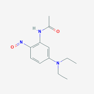 N-[5-(diethylamino)-2-nitrosophenyl]acetamide