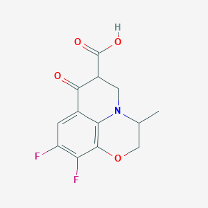 5H-Pyrido[1,2,3-de]-1,4-benzoxazine-6-carboxylic acid, 9,10-difluoro-2,3,6,7-tetrahydro-3-methyl-7-oxo-