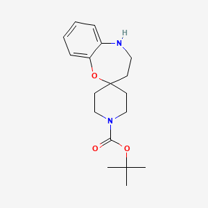 Tert-butyl 4,5-dihydro-3H-spiro[benzo[B][1,4]oxazepine-2,4'-piperidine]-1'-carboxylate