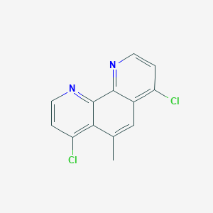 molecular formula C13H8Cl2N2 B1601431 4,7-Dichloro-5-methyl-1,10-phenanthroline CAS No. 503864-02-6