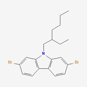 2,7-dibromo-9-(2-ethylhexyl)-9H-carbazole