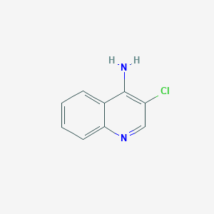 molecular formula C9H7ClN2 B1601449 3-氯喹啉-4-胺 CAS No. 61260-22-8
