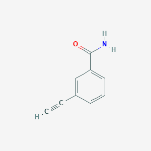 molecular formula C9H7NO B1601454 3-Ethynylbenzamide CAS No. 587878-75-9