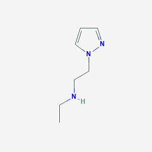 molecular formula C7H13N3 B1601456 N-乙基-2-(1H-吡唑-1-基)乙胺 CAS No. 340967-02-4