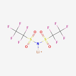 molecular formula C4HF10LiNO4S2 B1601458 Lithium bis(pentafluoroethanesulfonyl)imide CAS No. 132843-44-8