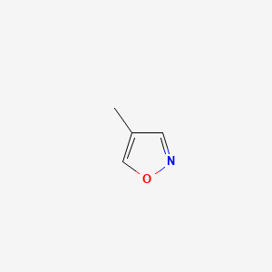 molecular formula C4H5NO B1601460 4-甲基异噁唑 CAS No. 6454-84-8