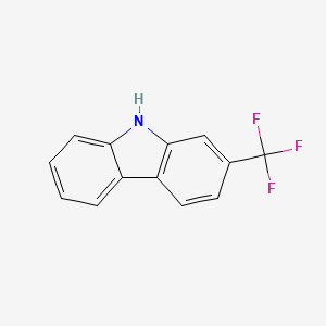 molecular formula C13H8F3N B1601461 2-(trifluoromethyl)-9H-carbazole CAS No. 2285-35-0