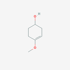 molecular formula C7H12O2 B1601465 4-甲氧基环己-3-烯-1-醇 CAS No. 69125-55-9