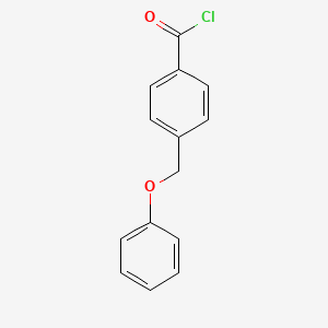 molecular formula C14H11ClO2 B1601471 4-(Phenoxymethyl)benzoyl chloride CAS No. 591235-76-6